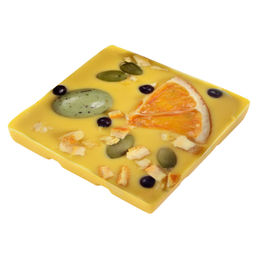 Шоколад белый с украшением Лимон и меренги 35 гр - Chokodelika фото 3