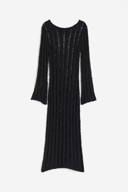 Vestido efecto punto escalera