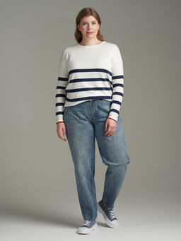 ДЖЕМПЕР OVERSIZE ИЗ НАТУРАЛЬНОЙ ПРЯЖИ