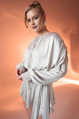 Платье Муза (жемчужный) - Эльза фото 30