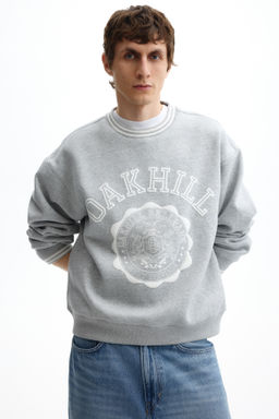 Loose Fit Printed sweatshirt - H&m фото 3