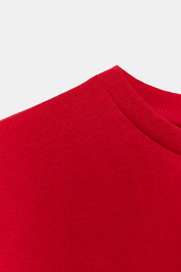 CAMISETA MANGA CORTA / Rojo - Zara фото 3