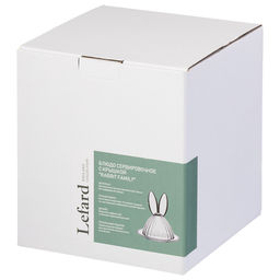 БЛЮДО СЕРВИРОВОЧНОЕ С КРЫШКОЙ RABBIT FAMILY 19,3*19,3*19 СМ - Lefard фото 5