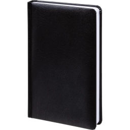 Ежедневник недатированный Attache А5, 160л, 138x213 мм балакрон, черный