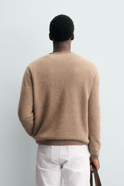 CASHMERE V-NECK JUMPER - Zara фото 3