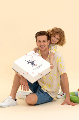 U. S. Polo Assn Мужская рубашка с коротким рукавом цвета экрю