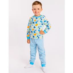 Пижама футер 2х нитка начёс 1087300102 - Юлла фото 2