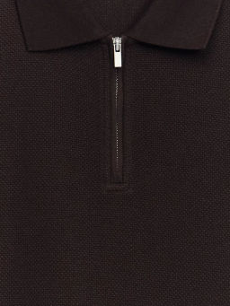 Футболка поло на молнии / Zarina  фото 3