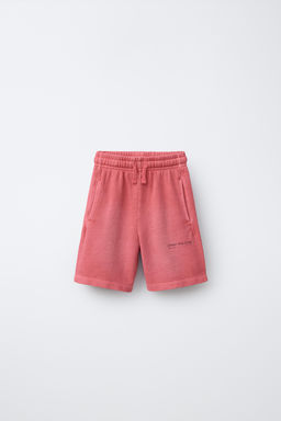 T-SHIRT AND BERMUDA SHORTS SET WITH SLOGAN - Zara фото 17