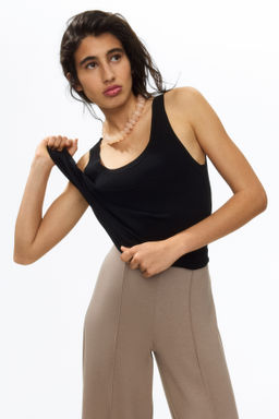 Pantal?n de punto con raya - H&m фото 8