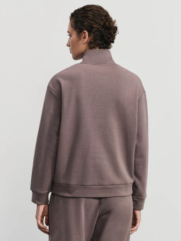 Свитшот на молнии с воротником / Zarina фото 5