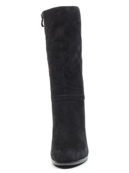 YF189-202M BLUE Полусапоги зимние женские (натуральная кожа, натуральный мех (еврозима))