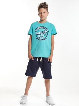 Футболка подростковая UD 7951 бирюзовый - Mini maxi фото 2