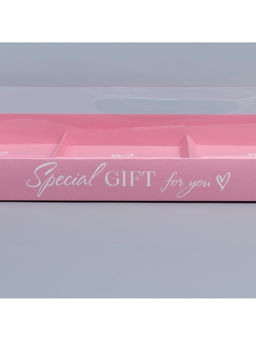 Цена за 5 шт. Коробка кондитерская для муссовых пирожных «Сердечки», 27×17.8×6.5 см