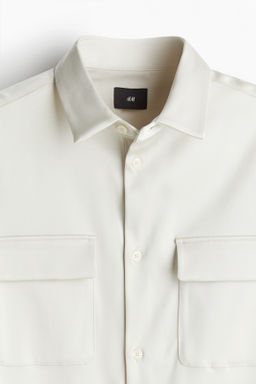 Sobrecamisa de saten Regular Fit - H&m фото 7