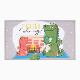 Набор полотенец Доляна Волшебства в новом году 28х46 см - 6 шт, 100% хл, рогожка 164 г/м2  фото 8