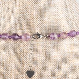 Бусы из Ауралита "Канадский Аметист" огранка 46 см +