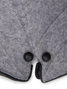 Перчатки жен Labbra LB-PH-47 grey/black  фото 3