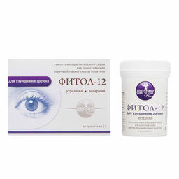 Фитосбор "Фитол-12", для улучшения зрения Алфит Плюс 1831