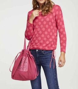 Пуловер, малиновый