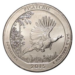 25 центов 2015 года D №27 Национальный заповедник Кисатчи