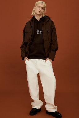 Sudadera con capucha y estampado Loose Fit - H&m фото 2