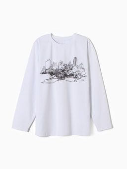 Лонгслив мужской MINAKU: City, белый, размер 48