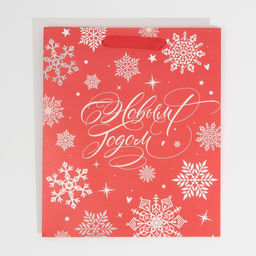 Пакет ламинированный вертикальный Снегопад, ML 23 27 11,5 см - Дарите счастье фото 6