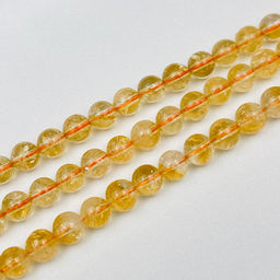 Бусины для украшений из Цитрина (55 бусин)