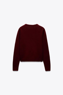 BASIC 100% WOOL SWEATER - Zara фото 11