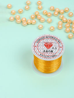 Леска для бисера Ø0,3 100м цв.золотой