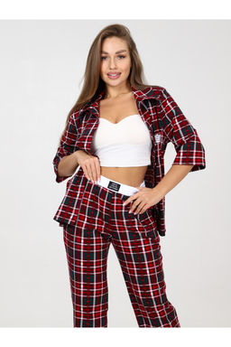 Пижама женская П-119.02 клетка - Хороший трикотаж фото 11
