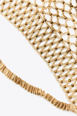 RHINESTONE AND BEAD HEADBAND - LIMITED EDITION - Zara фото 7