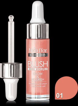 Alvin Dor B-3 Жидкие румяна Blush double Serum тон 01 15мл