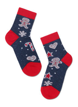 Цена за 2 пары. БРЕСТСКИЕ НОСКИ ЖЕНСКИЕ 1132 CLASSIC синий меланж