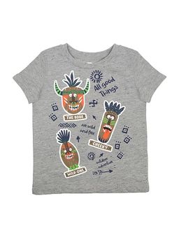 CRB wear/CSKB 63289-11-332 Футболка для мальчика,светло-серый меланж/Ex.Cherubino