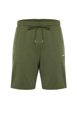 Haki Regular/Normal Kesim Orta Boy Yaz? Bask?l? Sort TMNSS21SR0377