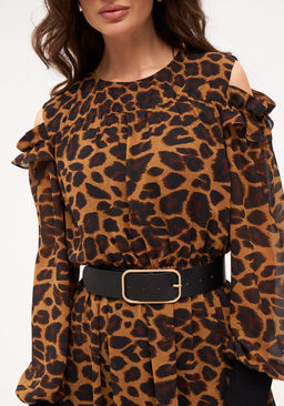 Платье KaVari 1067.1 леопард  фото 7