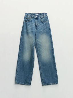 Джинсы wide leg с высокой посадкой / Zarina фото 8