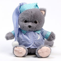Мягкая игрушка «Кот Шанти», в пижаме, 26 см