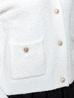 Закрытая распродажа / Вязаный жакет из пряжи букле в стиле Шанель - Vilatte фото 2