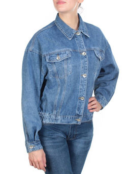 829 BLUE Куртка джинсовая женская (100% хлопок)