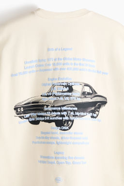 Camiseta estampada de algod?n Oversized Fit - H&m фото 7