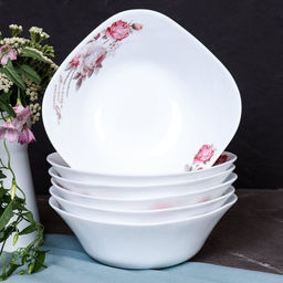 Столовый набор 41 предмет квадратный / 41/1186555957513595220 (6916) /уп 1/ серия Чайная роза - Галеонтрейд фото 8