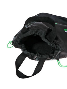 Мешок для обуви deVENTE на шнурке, с принтом, размер 43×1×38 см, чёрный