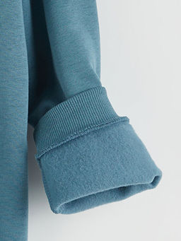 Bisiklet Yaka Erkek ?ocuk Kal?n Sweatshirt