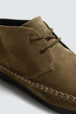 ZAPATO PIEL SUELA VIBRAM® AARON LEVINE X ZARA / Bronce  фото 6