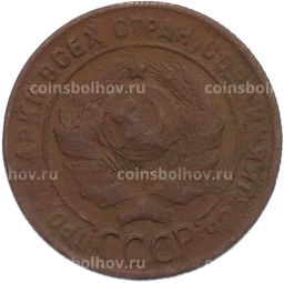 Монета 1 копейка 1924 года