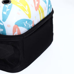 Рюкзак для переноски животных с окном для обзора Пастель, 32 х 25 х 42 см - Пижон фото 6