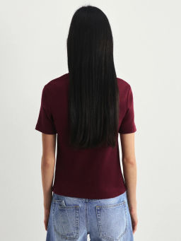 Футболка облегающего кроя из хлопка SLIM0926-79 / Zarina
